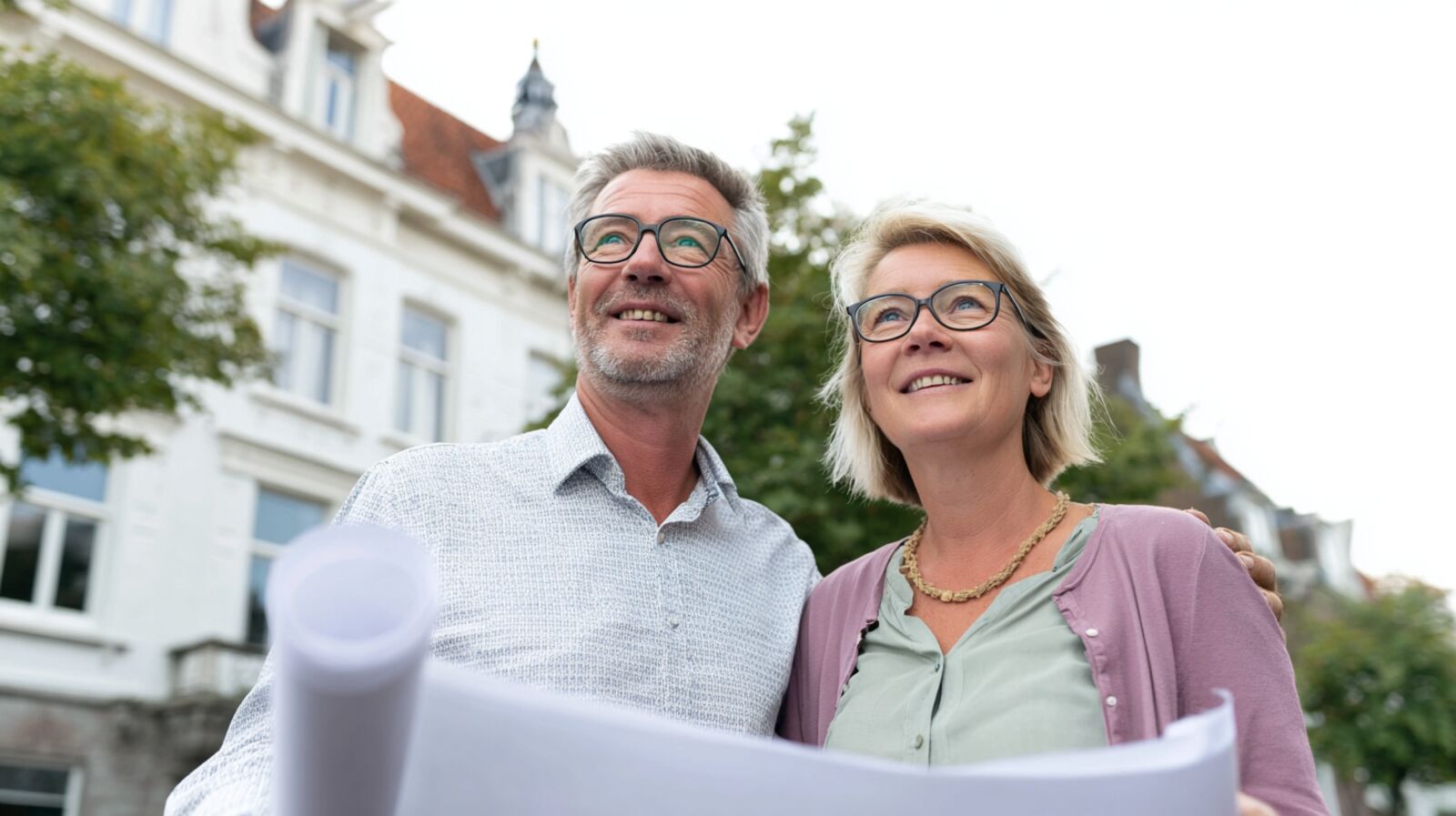 Stel voor hun woning met verbouwplannen